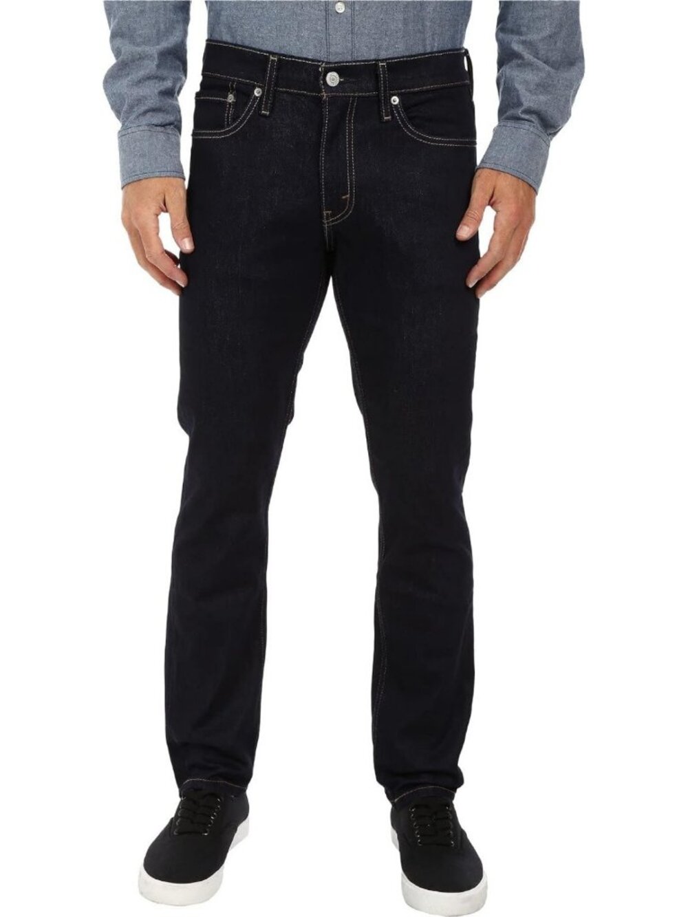 Slim Fit Men's Jeans - Stylish, Comfortable, Versatile Denim Pants for Everyday